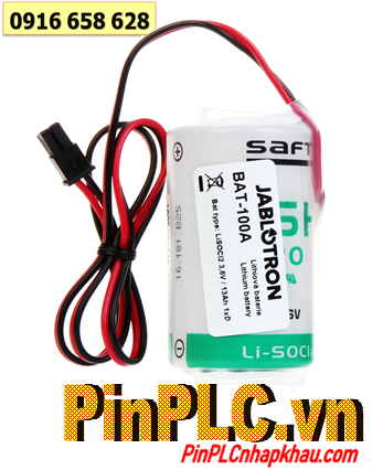 Saft LSH20 (Dây zắc cắm); Pin PLC Saft LSH20 lithium 3.6v D 13000mAh _Xuất xứ Pháp